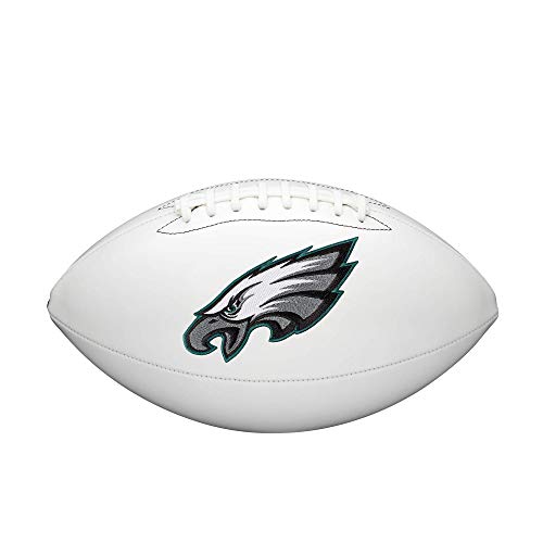 WILSON NFL Live Signature Autograph Football - Official Size, Philadelphia Eagles