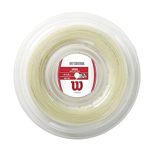 Wilson NXT Control 16 Tennis String - 200m Reel, White