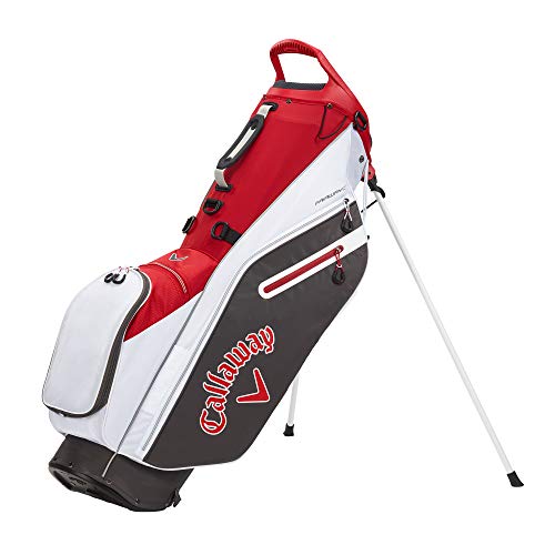 Callaway Golf 2021 Fairway C Stand Bag, Charcoal/White/Cardinal