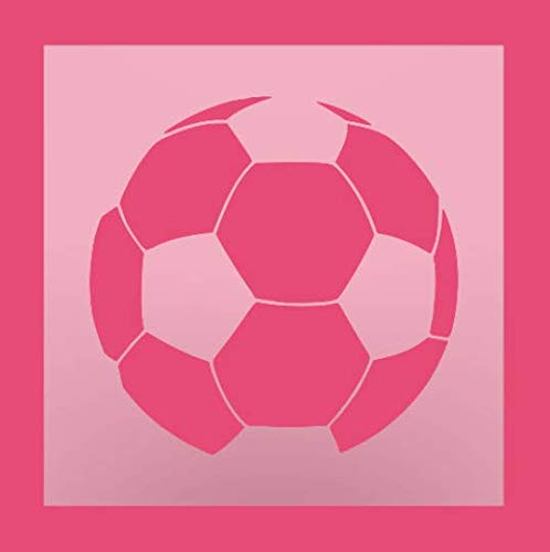 Soccer ball Stencil - DIY Stencil - Stencil - Reusable Stencil - Cookie Stencil