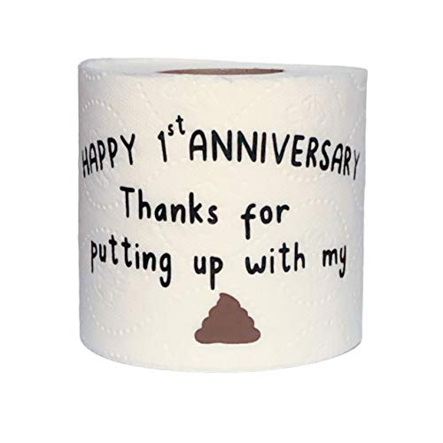 First Anniversary Gift Gag Gift Funny Toilet Paper 1st Anniversary Paper