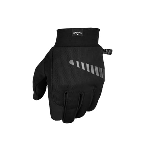 Callaway Golf Thermal Grip, Cold Weather Golf Gloves (Black, Standard, X-Large, Worn on Both Hands)