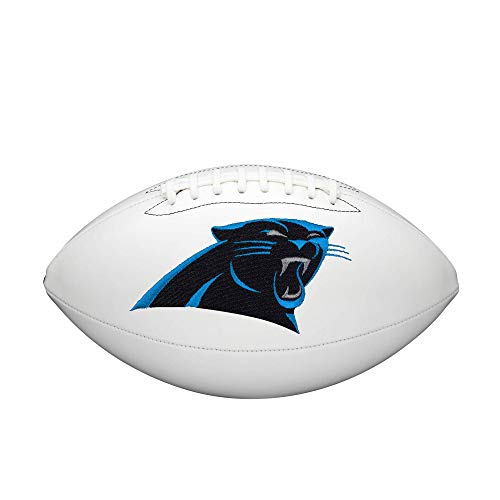 WILSON NFL Live Signature Autograph Football - Official Size, Carolina Panthers