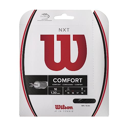 Wilson NXT 17 Tennis String - Set, Black