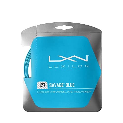 Luxilon Savage 127 Tennis String - Set, Blue