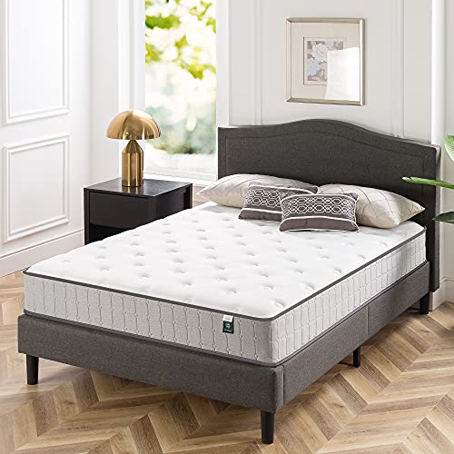 ZINUS 10 Inch Comfort Support Cooling Gel Hybrid Mattress, Tight Top Innerspring Mattress, Motion Isolating Pocket Springs, Mattress-in-a-Box, King