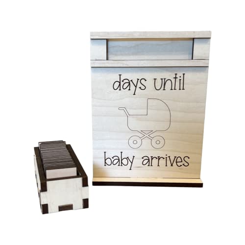 Wood Countdowns from Made By R And R (Baby Arrives)