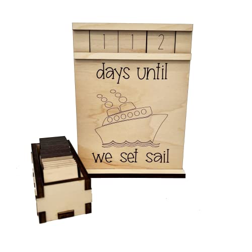 Wood Countdowns from Made By R And R (Set Sail)