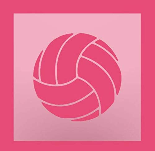 Volleyball Stencil - DIY Stencil - Cookie Stencil - Multipurpose Stencil - Reusable Stencil