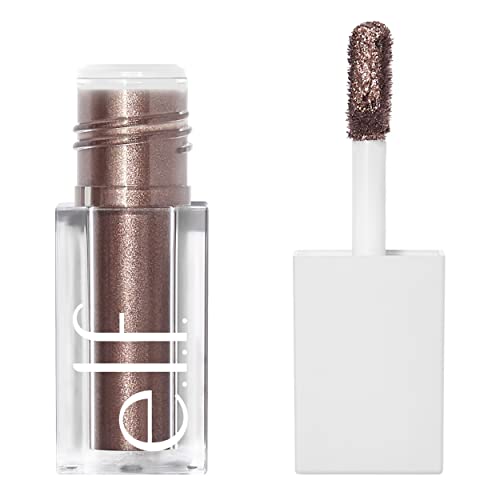 e.l.f. Liquid Metallic Eyeshadow, Gel Formula, High-Impact Multi-Dimensional Finish, One-Swipe Coverage, Galaxy, 0.1 Fl Oz (3mL)