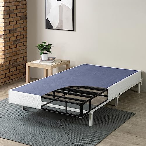 ZINUS 7 Inch Metal Smart Box Spring with Quick Assembly / 350 lbs Mattress Foundation / Strong Metal Frame / Easy Assembly, Twin XL,Grey