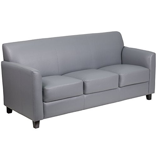 Flash Furniture HERCULES Diplomat Series Gray LeatherSoft Sofa