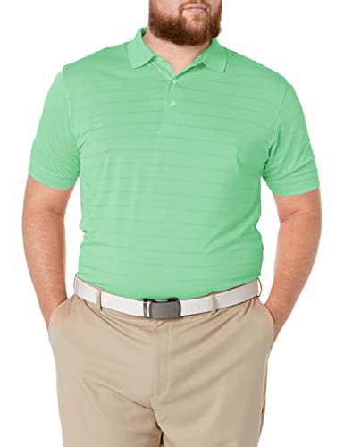 Callaway Men's Basic Short Sleeve Opti-Vent Open Mesh Polo Golf Shirt Vibrant Green, Medium