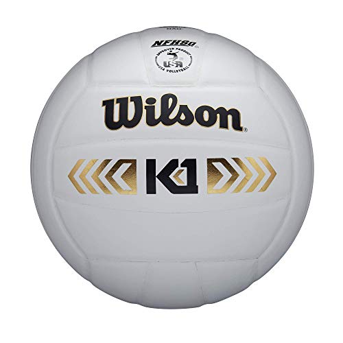 WILSON K1 Gold High Performance Volleyball - White (WTH1895AWID)