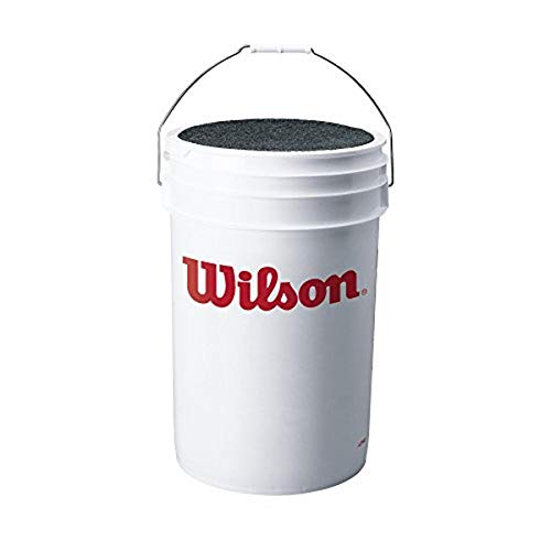 Wilson Sporting Goods Ball Bucket with Lid, White