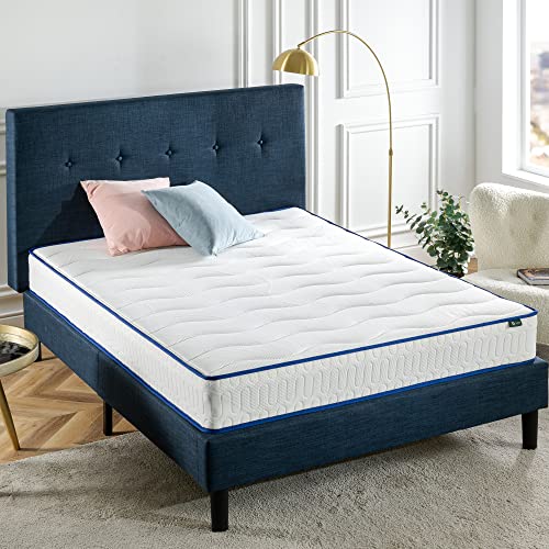 ZINUS 8 Inch Essential Innerspring Mattress / Medium Firm Feel / CertiPUR-US Certified / Mattress-in-a-Box, Queen