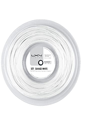 Luxilon Savage 127 Tennis String - 200m Reel, White