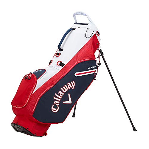 Callaway Golf 2021 Hyperlite Zero Stand Bag, Navy/Red/White