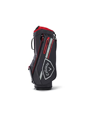 Callaway Golf CHEV 14 Cart Bag (Charcoal/Fire Red)