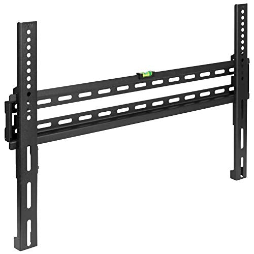 Flash Furniture FLASH MOUNT Fixed TV Wall Mount with Built-In Level - Max VESA Size 600 x 400mm - Fits most TV's 32"- 84" (Weight Capacity 120LB)