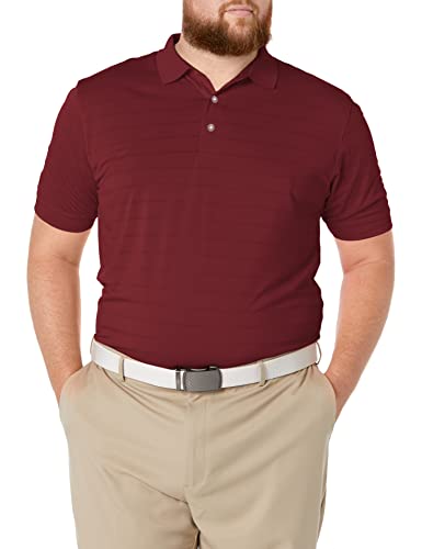 Callaway Men's Basic Short Sleeve Opti-Vent Open Mesh Polo Golf Shirt , 3X-Large , Zinfandel