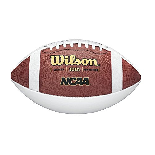 WILSON NCAA Autograph Football - Official Size, Brown/White