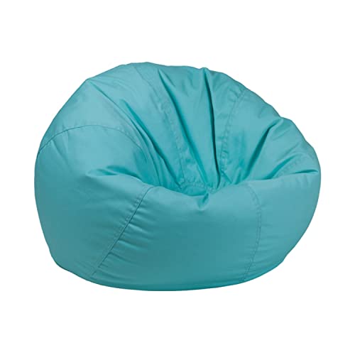 Flash Furniture Small Solid Mint Green Bean Bag Chair for Kids and Teens