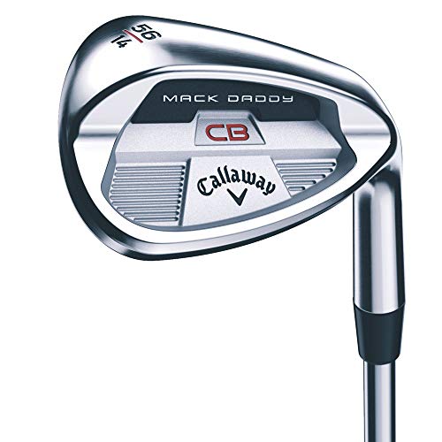 Callaway Mack Daddy CB Wedge (Left, Steel, Wedge Flex, 50 Degrees) , Silver