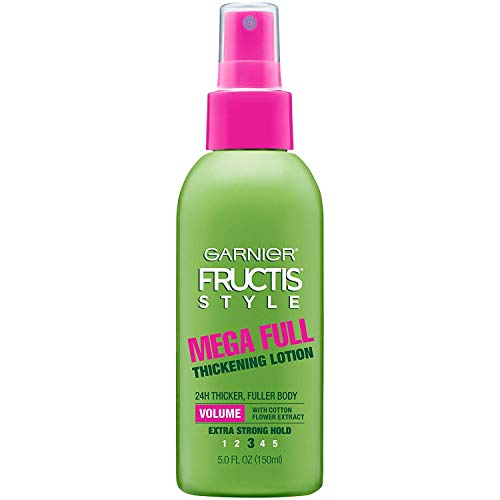 Garnier Fructis Style Mega Full Thickening Lotion for All Hair Types, 5 Ounce (2 Count) (Packaging May Vary)