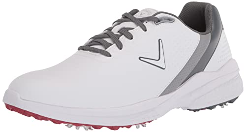 Callaway Men's Solana TRX v2 Golf Shoe, White/Grey, 11.5