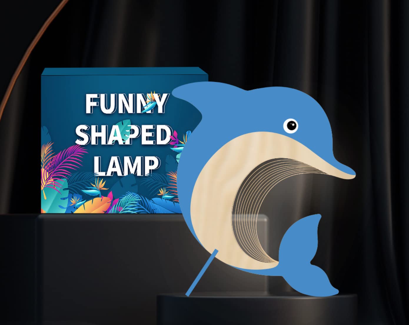 Sunny Side Up Fun Night Light - Dolphin