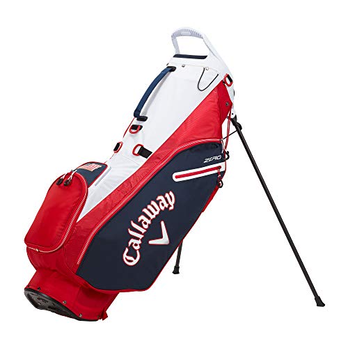 Callaway Golf Hyper Lite Zero Stand Bag (Navy/Red/White/Flag)