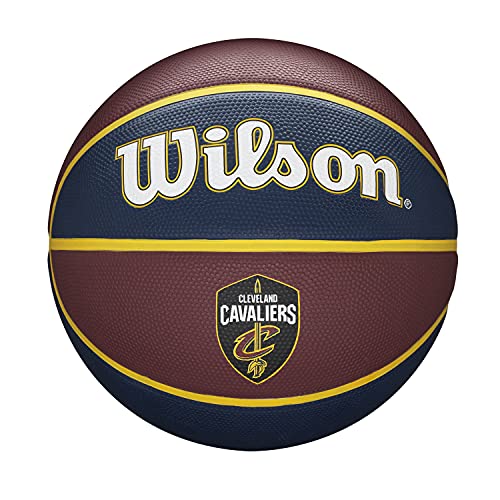 WILSON NBA Team Tribute Basketball - Size 7 - 29.5", Cleveland Cavaliers