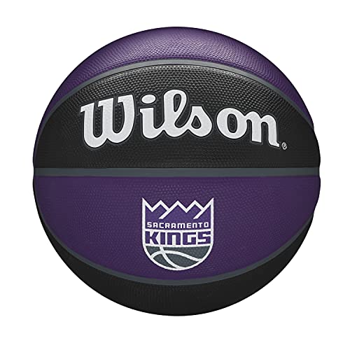 WILSON NBA Team Tribute Basketball - Size 7 - 29.5", Sacremento Kings