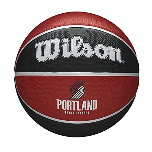 WILSON NBA Team Tribute Basketball - Size 7 - 29.5", Portland Trail Blazers