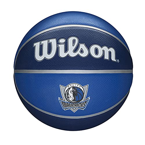 WILSON NBA Team Tribute Basketball - Size 7 - 29.5", Dallas Mavericks