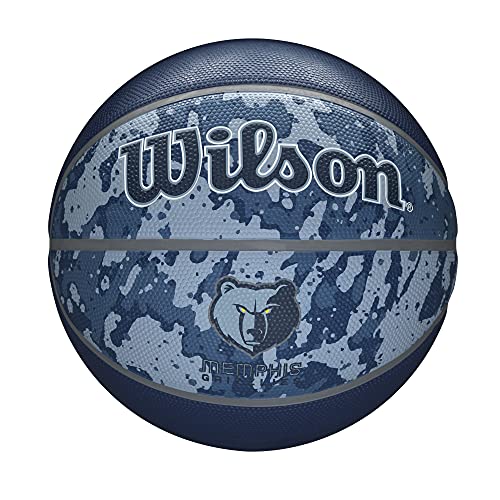 WILSON NBA Team Tiedye Basketball - Size 7 - 29.5", Memphis Grizzlies