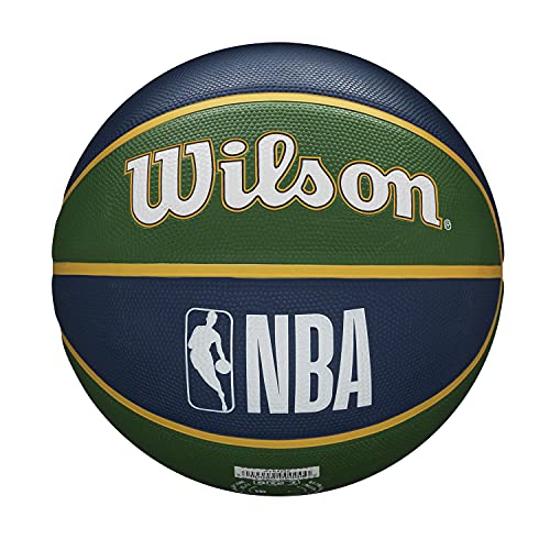 WILSON NBA Team Tribute Basketball - Size 7 - 29.5", Utah Jazz