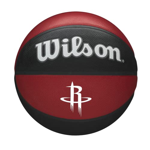 WILSON NBA Team Tribute Basketball - Size 7 - 29.5", Houston Rockets