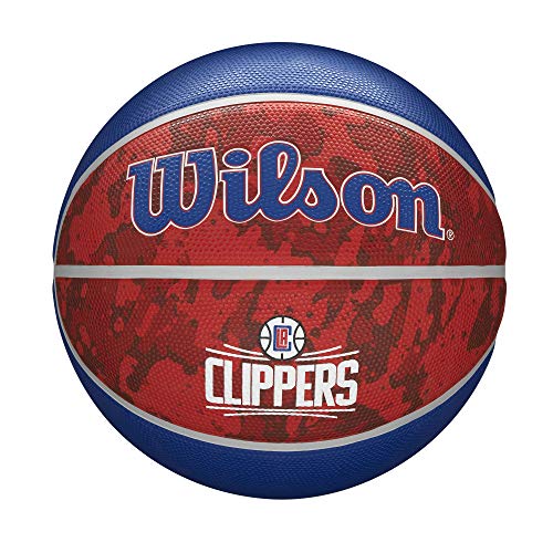 WILSON NBA Team Tiedye Basketball - Size 7 - 29.5", Los Angeles Clippers