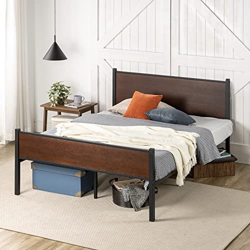 ZINUS Tucker Bamboo and Metal Platform Bed Frame / Bed Frame Made with Sustainable Bamboo / Steel Slat Mattress Support with No Box Spring Needed / Easy Assembly, King