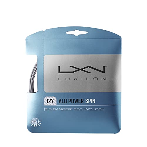 Luxilon ALU Power 125 Tennis String - 220m Reel, Silver