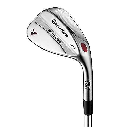 TaylorMade MG1 Chrome Wedge, 60 Degree Loft, 10 Degree Standard Bounce, Left Hand, Stiff Flex