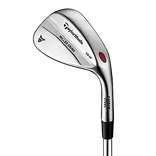 TaylorMade MG1 Chrome Wedge, 52 Degree Loft, 9 Degree Standard Bounce, Right Hand, Stiff Flex