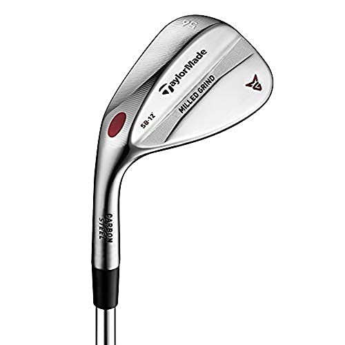 TaylorMade MG1 Chrome Wedge, 56 Degree Loft, 12 Degree Standard Bounce, Left Hand, Stiff Flex