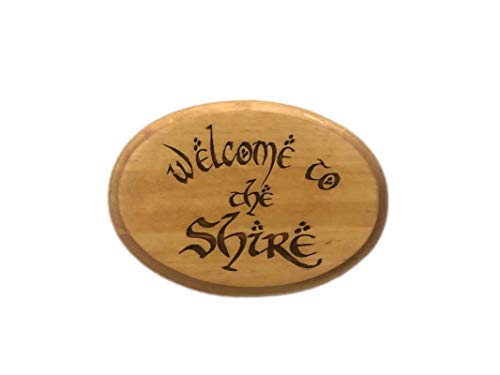 Welcome to the Shire Lord Of the Rings LOTR Decor Sign Wall Plaque JRR Tolkien