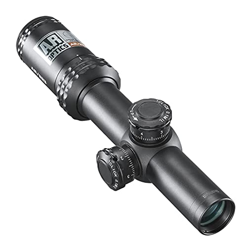 Bushnell Optics, Drop Zone Reticle Riflescope with Target Turrets, Matte Black, 1-4x/24mm