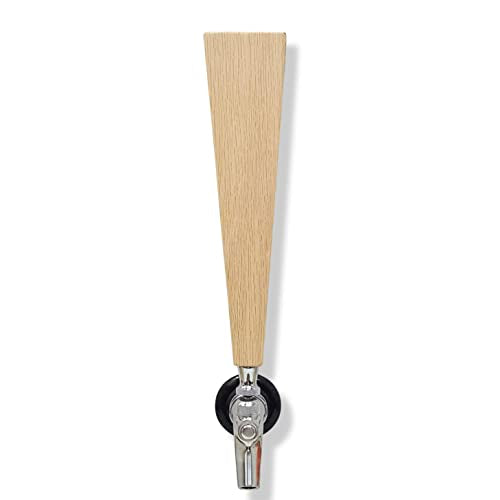 Beer Tap Handle Blanks for Custom Personalization Laser Engraving, Solid Wood (Tapered tall)