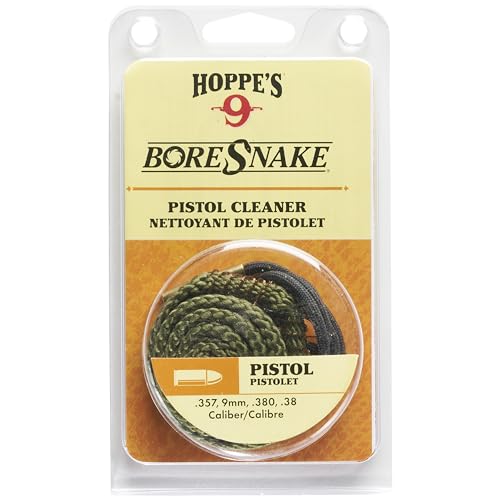 Hoppe's Boresnake .357, 9mm, .380, .38 Caliber Pistol and Revolver, Clam E/F