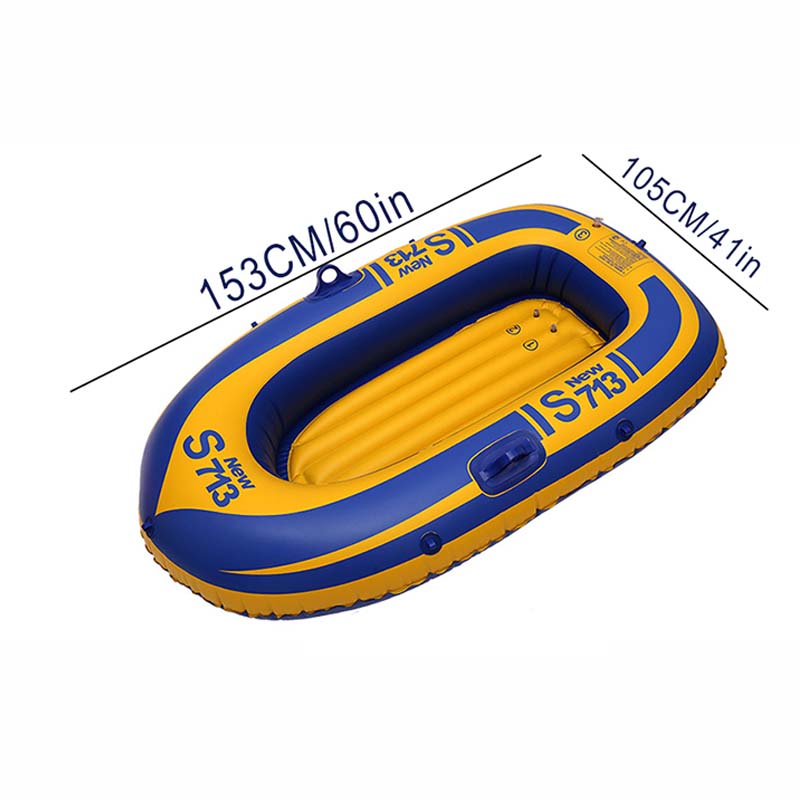 Summerella Floatie, Inflatable Boat Thickened PVC Max Load 176lbs Inflatable Kayak for Life-saving Outdoor Drifting Fishing Rowing Beach Swimming Boat